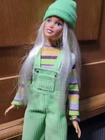 Vintage 1997 Mattel Barbie Extreme Green Teen Skipper Doll