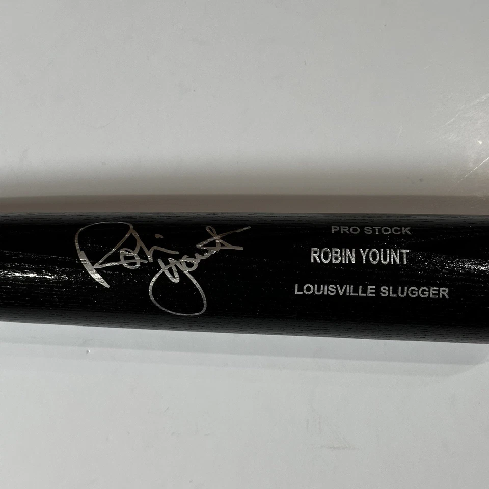 Robin Yount Signed Louisville Slugger Pro Stock Player Model Bat JSA Brewers - Image 2 of 4