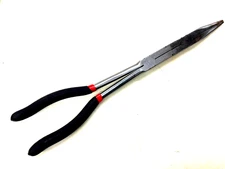 GEARWRENCH TOOLS 13.5” DOUBLE-X LONG REACH STRAIGHT NEEDLE NOSE PLIERS, 82005