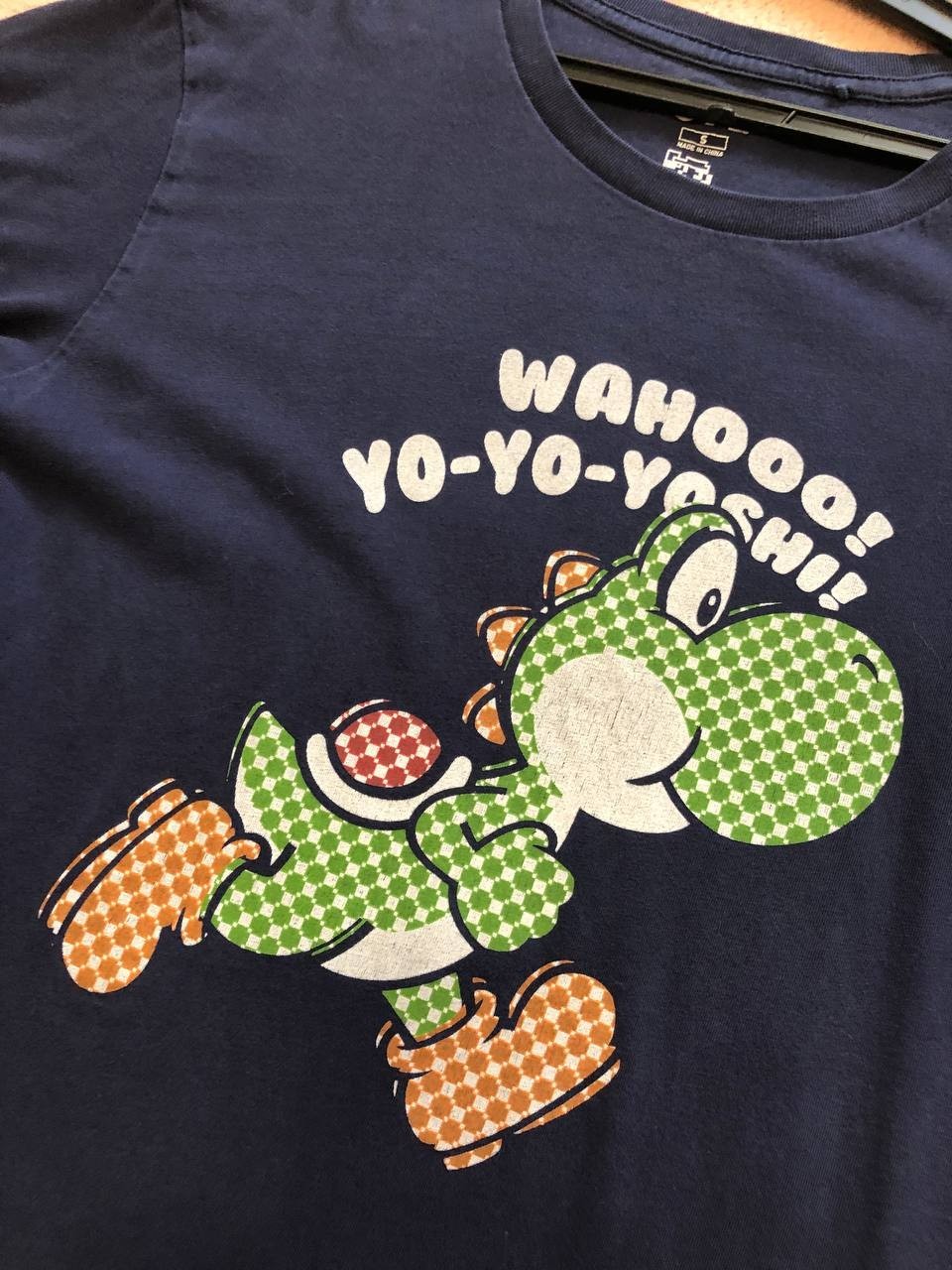 Uniqlo Super Mario T-Shirt Men's Size S Short Sleeve Blue Nintendo Casual Luxury image 2