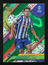 2024 Finest UEFA Club Competitions Green Lava Refractor 21/99 Rodrigo Mora 9et