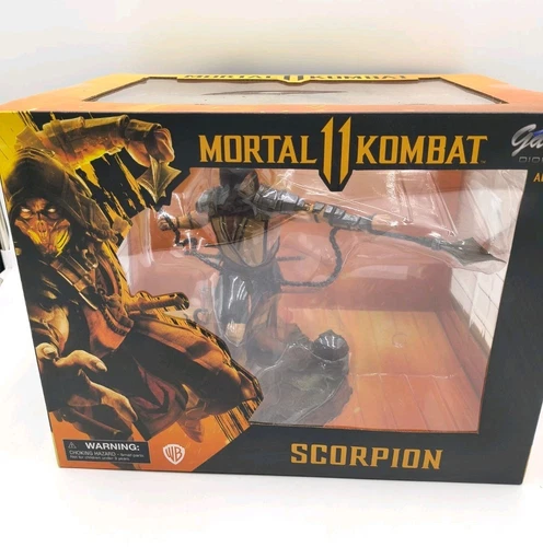 Diamond Select Gallery Mortal Kombat Scorpion PVC Statue Diorama New sealed