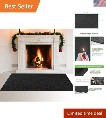 Non-Slip Fire Carpet for Hearth 48'' x 30'' - Ultimate Surface Protection