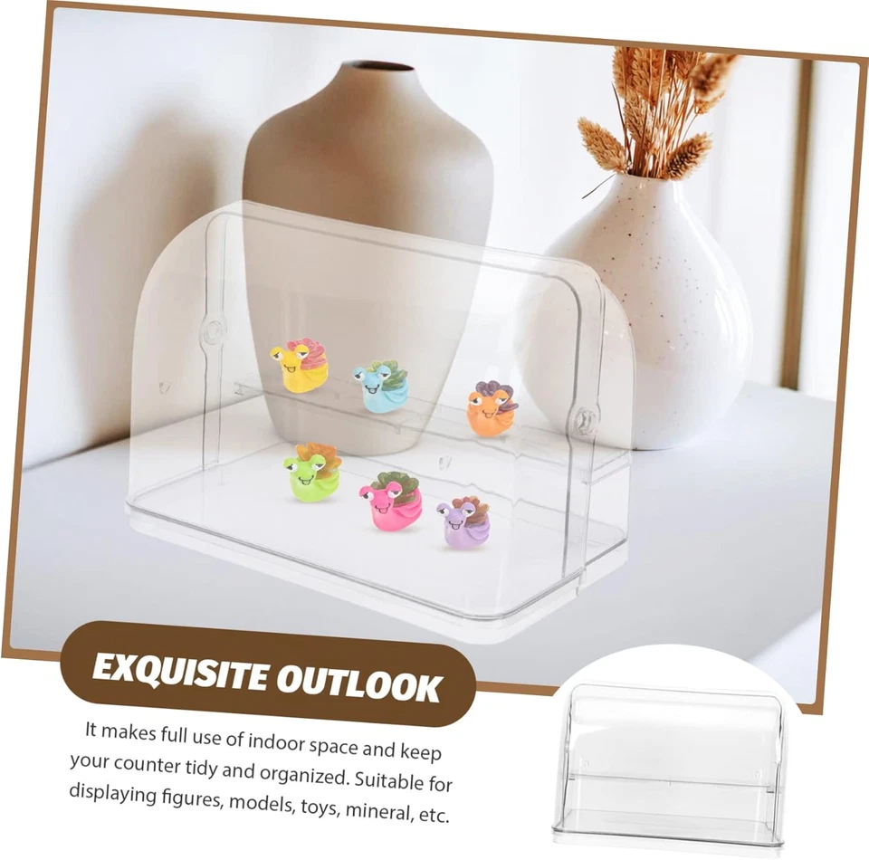 Custodia Trasparente per Figurine Scatola per Collezionismo E Display Antipolver - Immagine 3 di 4