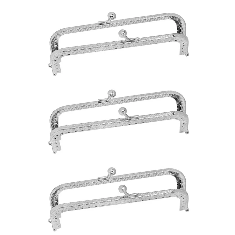 8,5 cm Silber Geprägte Bruchfeste Loch Paket Clamp Zubehör Eisen - Bild 2 von 4