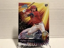 2025 Bowman Chrome #MR-10 Dylan Crews Meteoric Rise Mojo Refractor