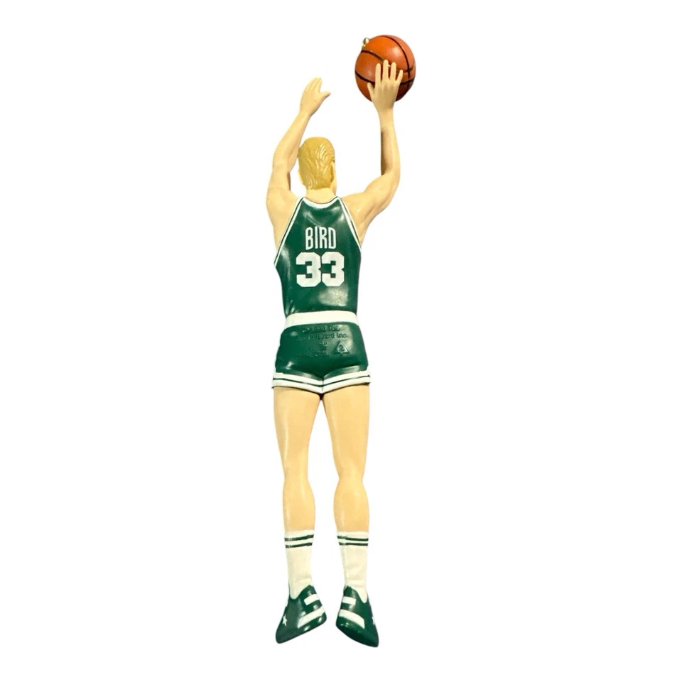 Tarjeta Hallmark Keepsake Hoop Stars 1996 ornamento NBA Celtics Larry Bird nueva en caja incluida Foto 3 de 4