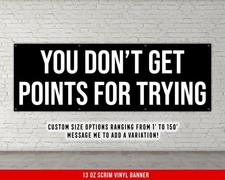 Motivational Gym Banner - Custom Weightlifting Decor