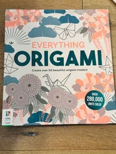 EVERYTHING ORIGAMI By Hinkler BRAND NEW Book w/ Origami Paper Included