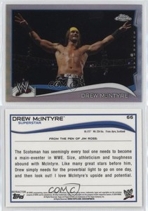 2014 Topps Chrome WWE Refractor Drew McIntyre #66