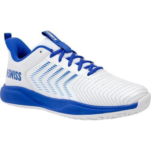 Zapatillas K-Swiss Court Express Blanca y Turquesa de Mujer