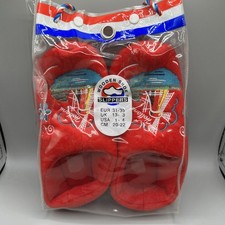 LADIES Red Holland Clogged Slippers