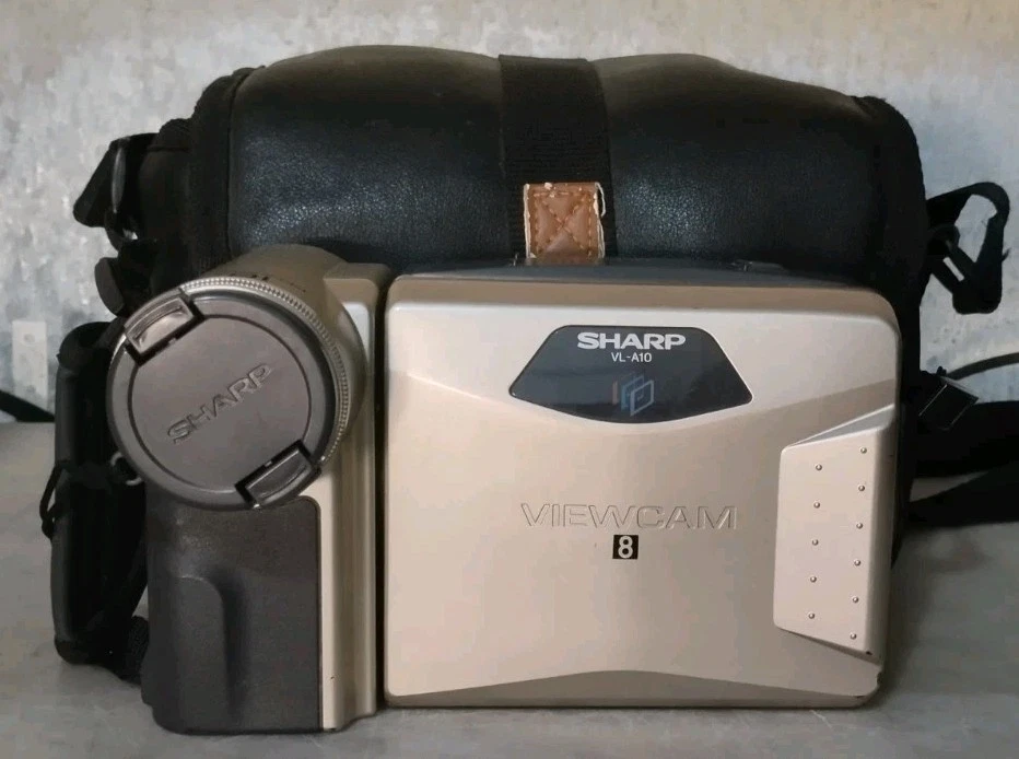 SHARP VL-A10 Caméra Vidéo 8 Avec Accessoires Originaux - Photo 4/4