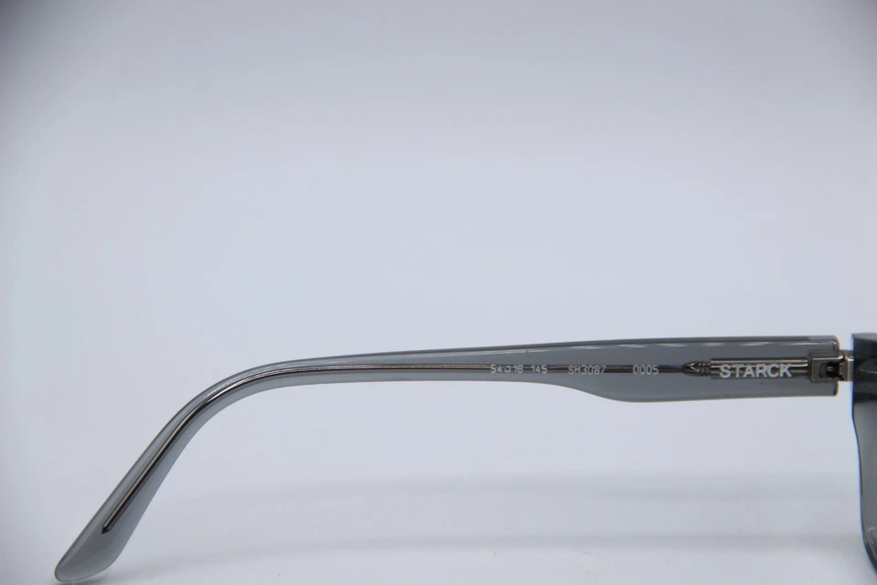 NUEVAS GAFAS STARCK EYES SH 3087 0005 GRISES AUTÉNTICAS CON ESTUCHE 54-16 Foto 3 de 4