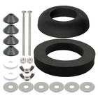 Toilet Cistern Seal Kit 100mm M6 Bolt Through 1.5" Rubber Dome 2" Foam Washer