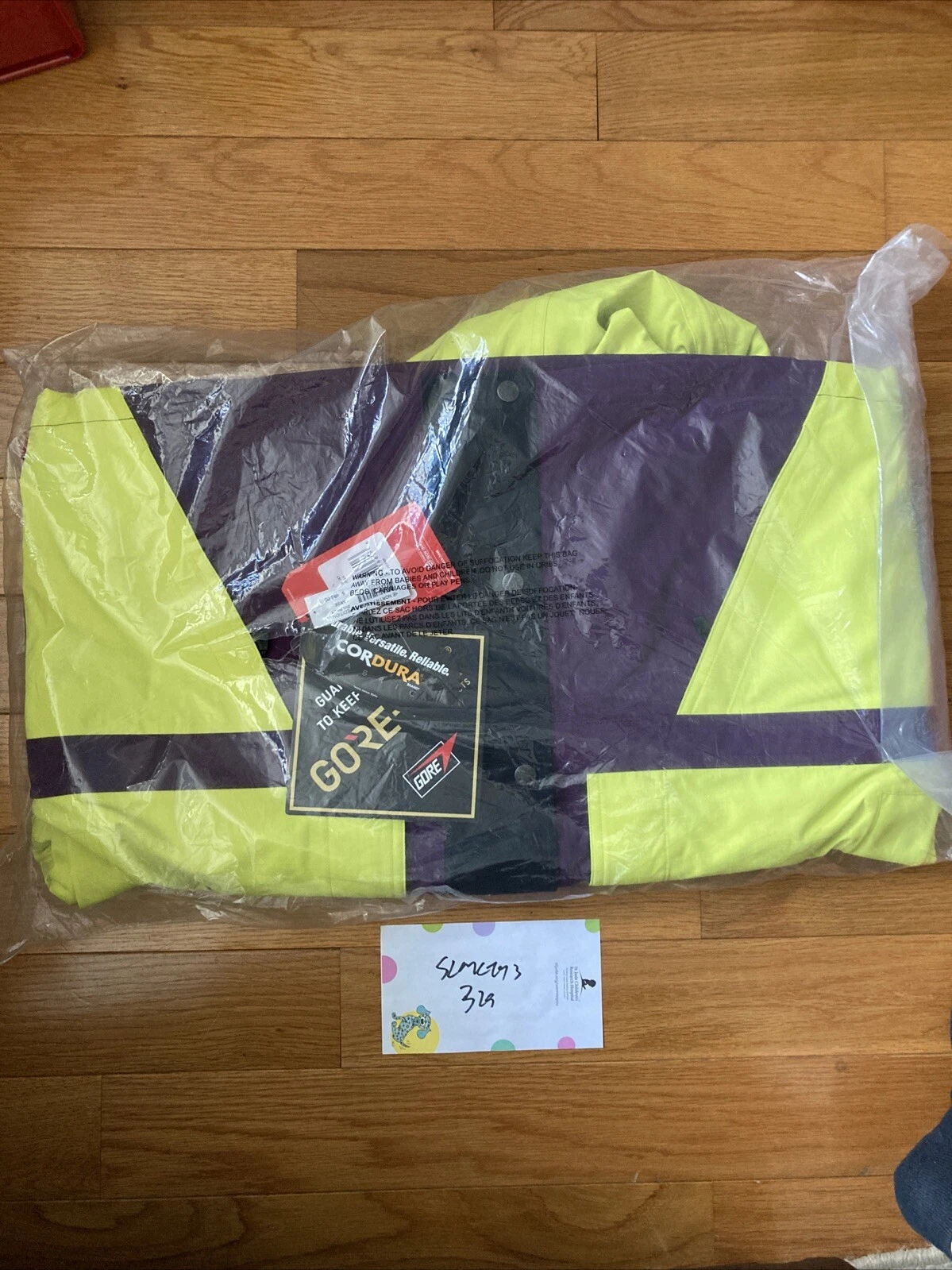 Veste d'expédition Supreme The North Face soufre taille grande (FW18)