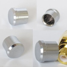 1x High Quality Noise Stopper Rhodium Plated Copper Dust Cap for RCA Jack Female