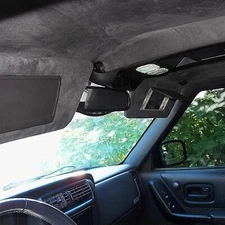 3MM Gray Suede Headliner Fabric 2x60"x60" Foam Backed for Car Inner Roof Repair