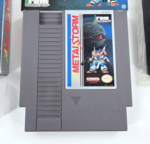 Tarjeta de registro póster probado auténtico de Nintendo NES Metal Storm completa cib 1991 en muy buena condición - Imagen 3 de 7