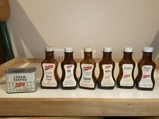 (7) Lote De Botellas Extracto Francés Vintage Y Lata Crema De Tártaro Lote