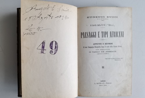 1893 - EUGENIO BUCCI DI SANTAFIORA - PAESAGGI E TIPI AFRICANI - Imagen 5 de 9
