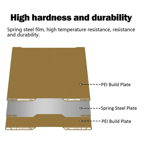 For bambu lab H2D Build Plate 350x320 Double-sided Spring Steel Sheet PEI - Afbeelding 9 van 12