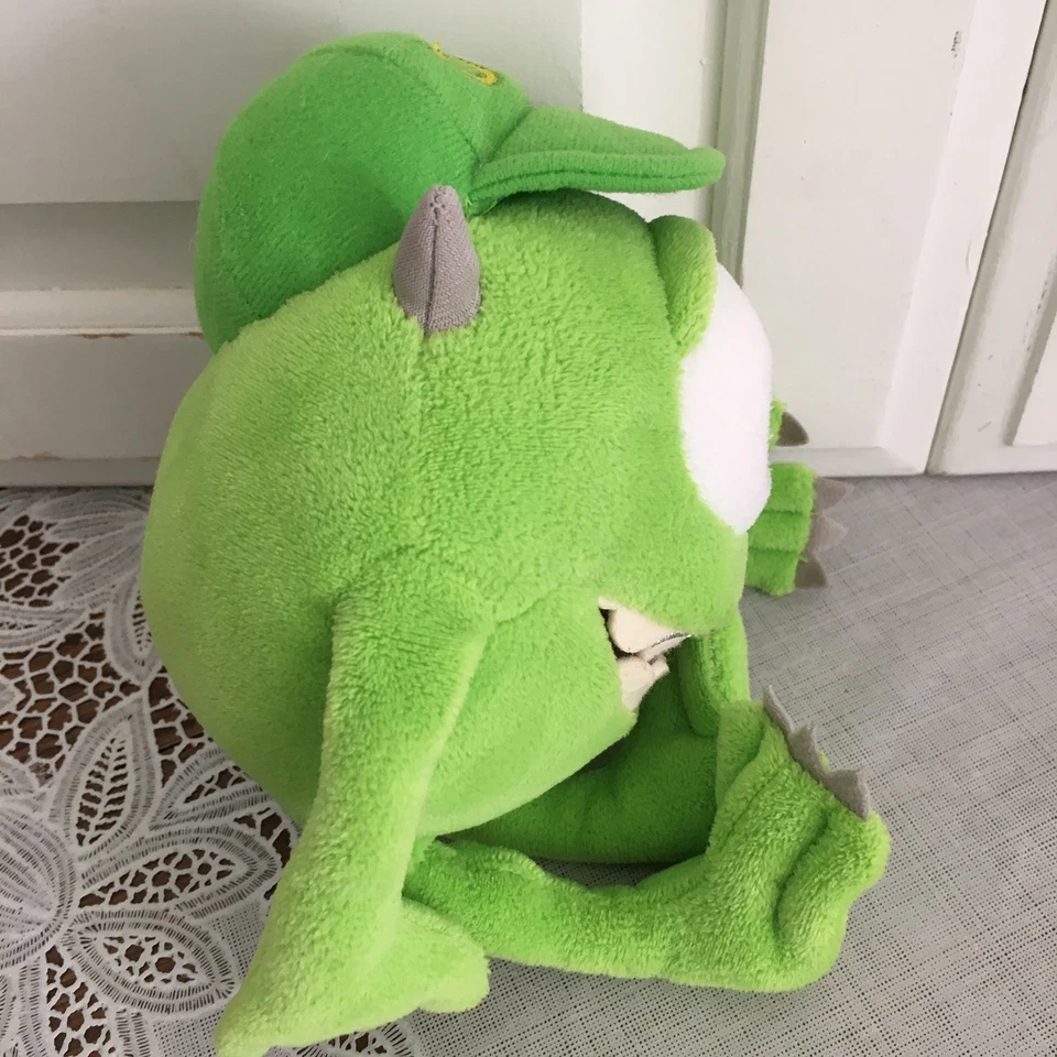 Monsters Inc Mike Wazowski One Eyed Monster Disney Pixar Movie Plush 9" Lovey - Image 4 of 4