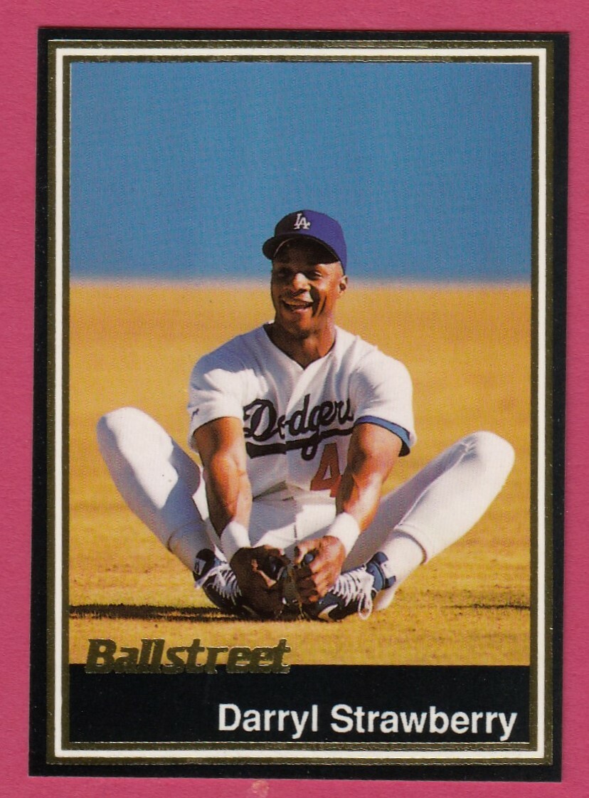 1991 Ballstreet # 25 Darryl Strawberry Baseball Card