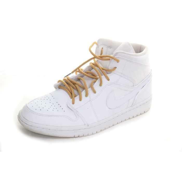 Nike air jordan Mid triple white shoes sneaker (2019) 554724-129