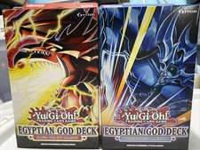Egyptian God Decks - Set of 2 - Both Decks - Slifer & Obelisk YuGiOh 1st Edition