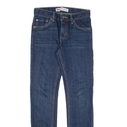 LEVI'S 510 Jeans Girls Blue Slim Skinny W26 L27 - Picture 2 of 6