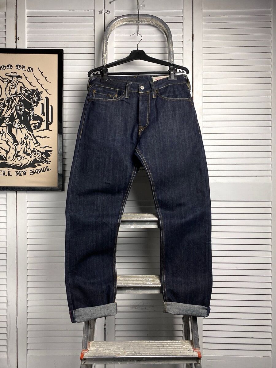 Evisu Selvedge Denim Jeans Embroidery Tiger Elephant Size Evisu Selvedge Denim Jeans Embroidery Tiger Elephant Size