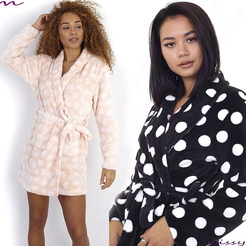 Ladies Super Soft Shimmer Fleece Robe 