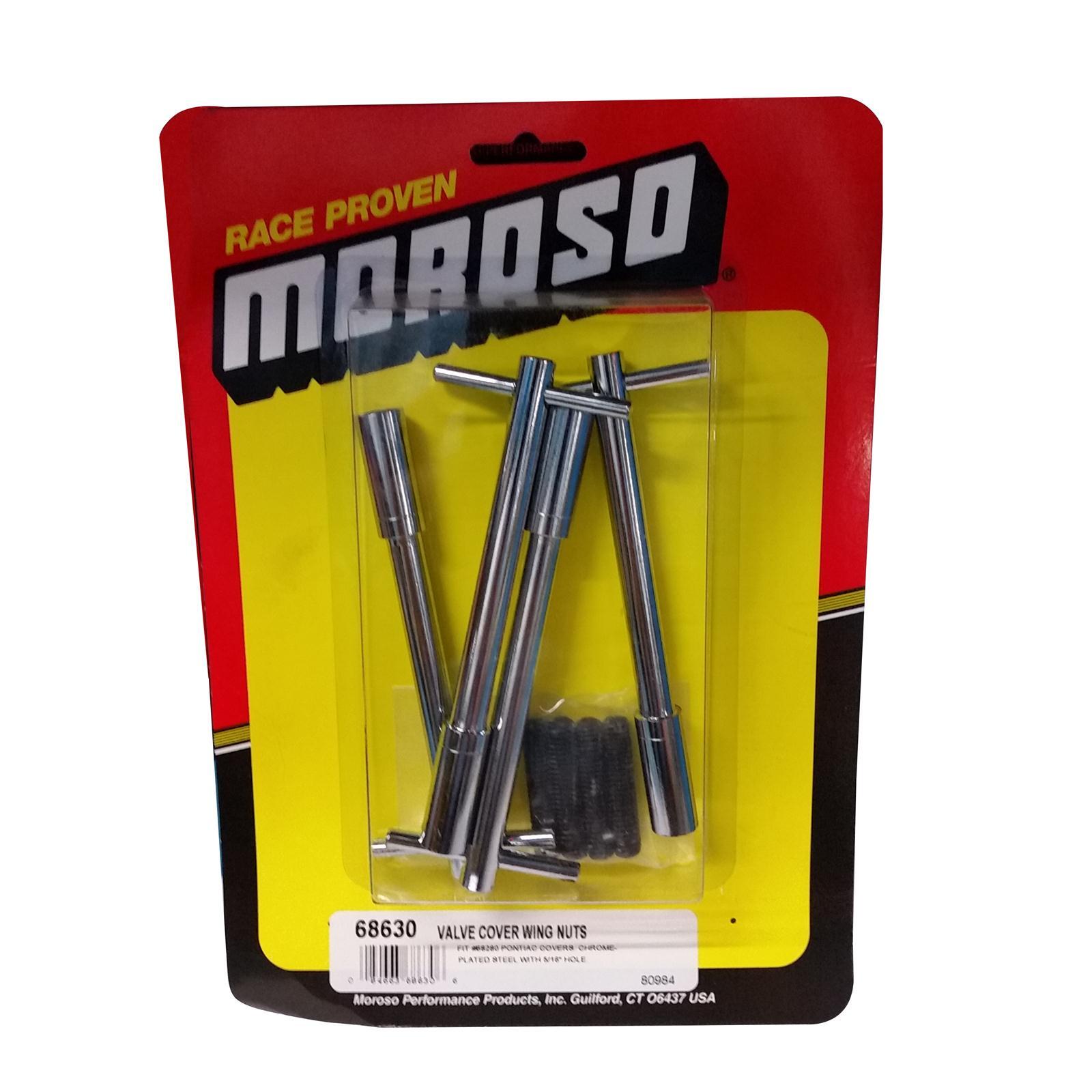 Moroso Valve Cover Wing Nuts Extra Long 5/16"18 1 3/8" Long Studs