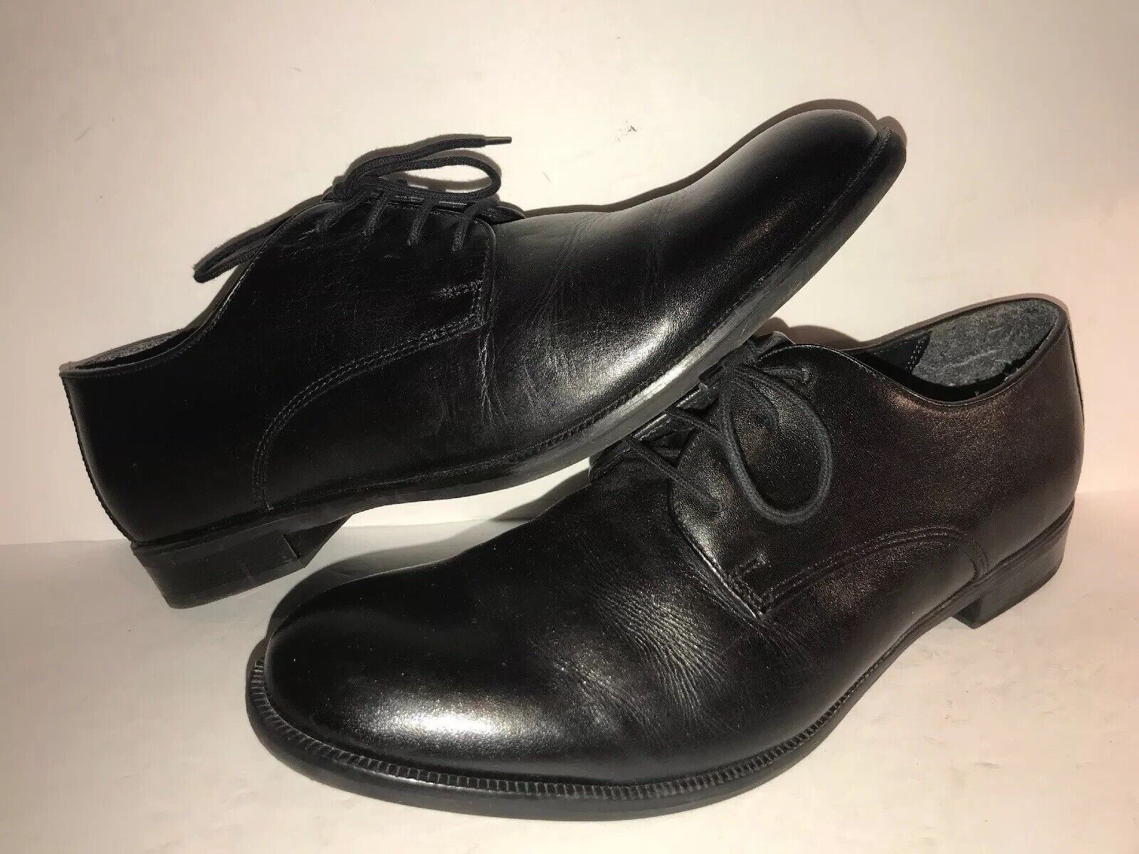 Geplooid kiezen Kreek STEFANO ROSSI SZ 41/ 8.5-9 BLACK LACE UP MEN DRESS SHOES WS11-3-2 | eBay