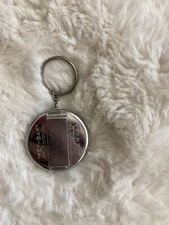 Vintage Key-Bak Retractable Keychain Metal Made in the USA Wausau Wisc Oil Co