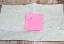 Fiddlers Cloth Fabric Rectangle 11.5" X 7" Neutral Color Cross Stitch 14 Count