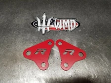 HONDA 85-86 ATC 250R ATC250R RED FRONT MOTOR MOUNT PLATES 