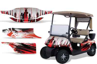 Golf Cart Graphics Decals Stickers for E-Z-GO TXT 1994-2013 CarbonX R