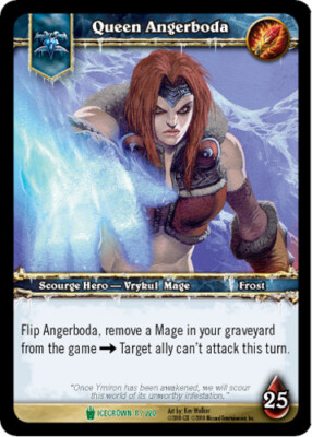 2x  Queen Angerboda - Foil - Uncommon Near Mint Icecrown