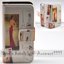 For LG Series Mobile Phone - High End Lifestyle Print Wallet Phone Case Cover
