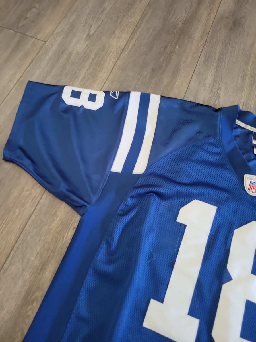 AUTHENTIC VINTAGE PEYTON MANNING REEBOK JERSEY PRO LINE 48