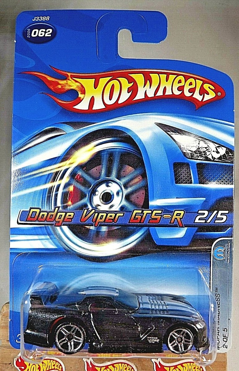 chasebliss Thermae 廃盤 2006 Hot Wheels #62 Mopar Madness 2/5 DODGE VIPER GTS-R Black