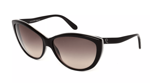 NEW ALEXANDER MCQUEEN AM0433S 001 SUNGLASSES WOMEN BLACK  display picture 3