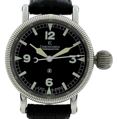 Chronoswiss 44mm Men's Timemaster Mechanical Swiss Cal. 672 Wacth! Ref: CH6233!