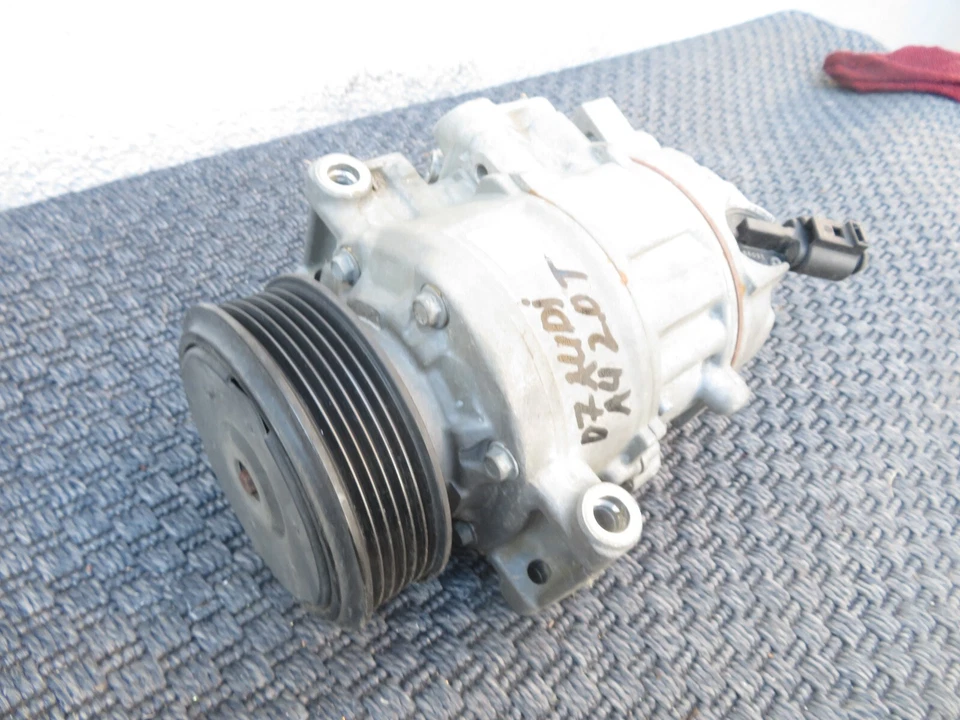 2005-2008 Audi A4 S4 B A/C COMPRESSOR DE AR CONDICIONADO FABRICANTE DE EQUIPAMENTO ORIGINAL 92K MILHAS OEM DENSO - Imagem 3 de 4