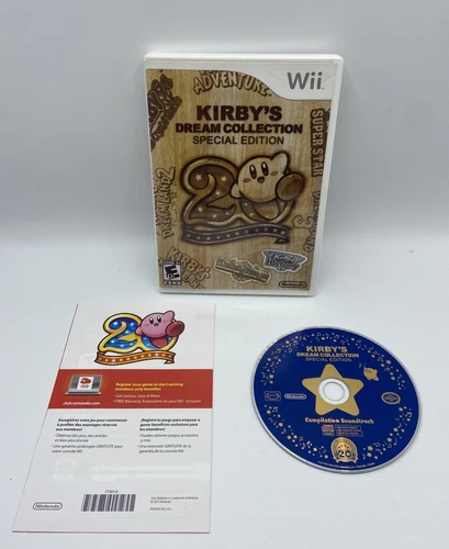Kirby's Dream Collection Special Edition Wii - Disc Only Soundtrack CD ONLY