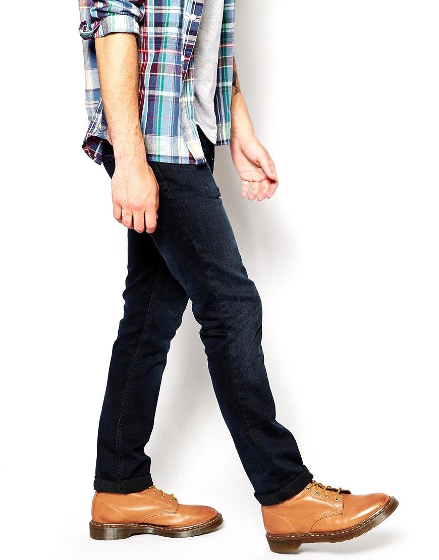 の*ん様 archive nudie jeans coating denim j MENS NUDIE JEANS DENIM CO GRIM TIM ORG 11 MONTHS BLACK INDIGO