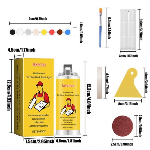 Multifunctional Tile Stone-Crack Repair Kit,Tile Granite-and Marble Repair Kit~ - Picture 15 of 15