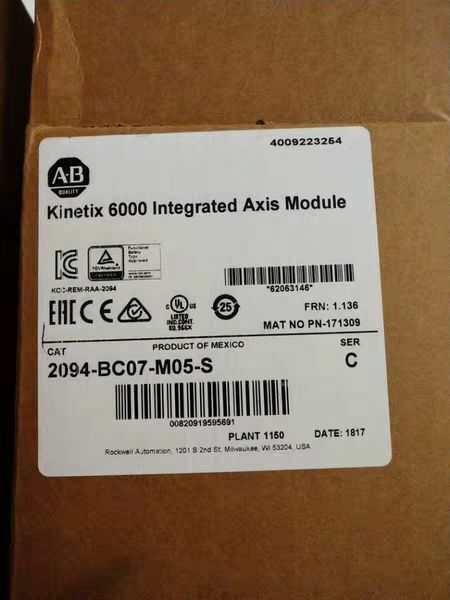 2094-BC07-M05-S Allen-Bradley Kinetix 6000 Integrated Axis Module